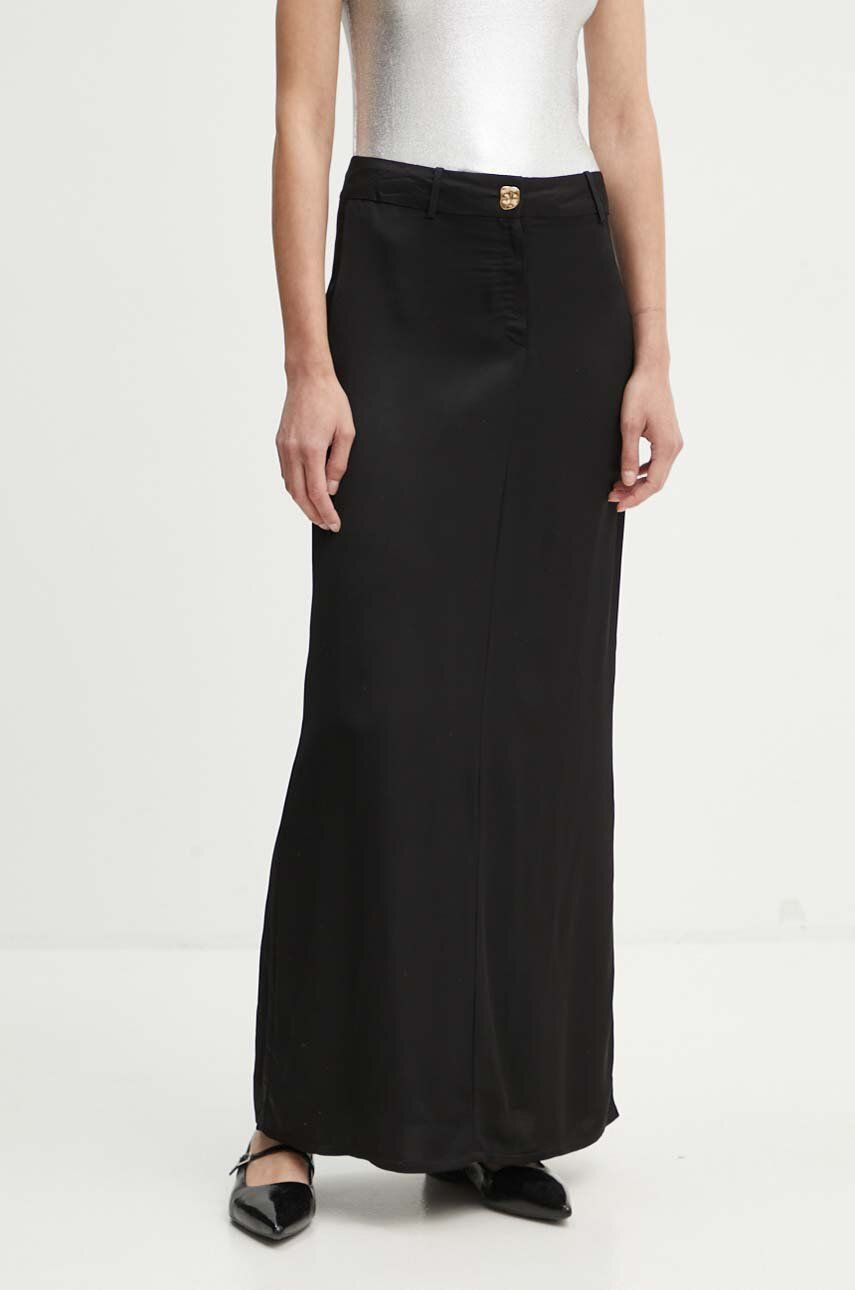 Sukňa BA&SH čierna farba, maxi, rovný strih, 1H24JESS