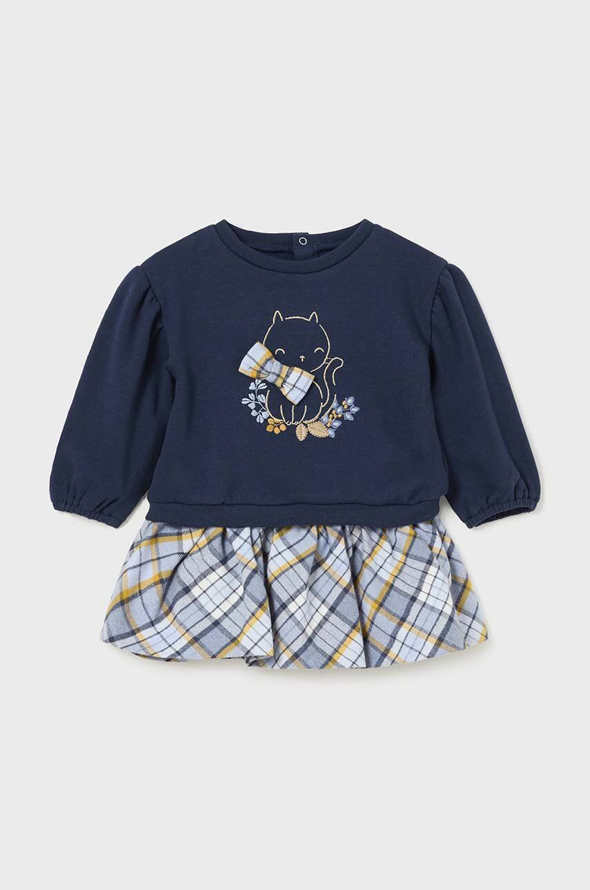 Súprava - blúzka a sukňa Mayoral tmavomodrá farba, 2929