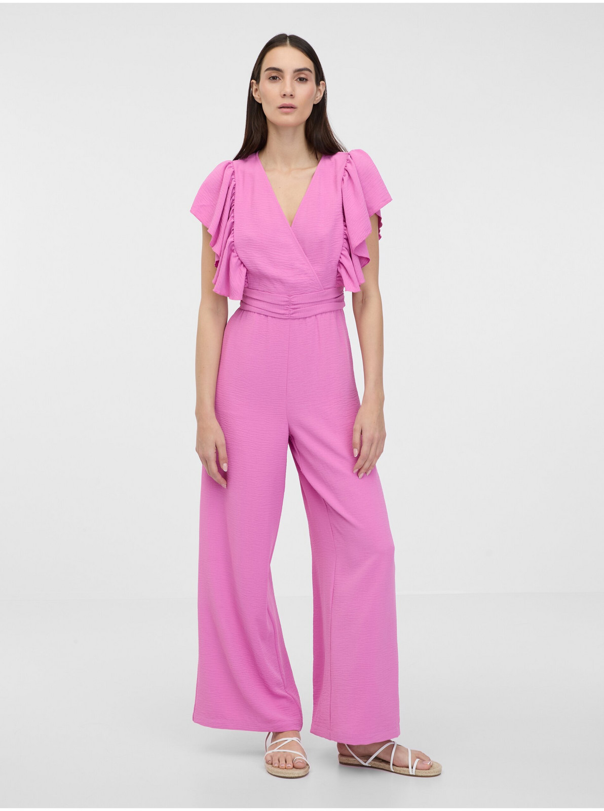 Ružový dámsky maxi overal ORSAY