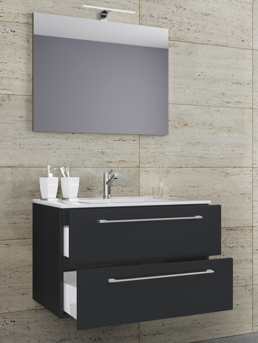 VCM 3ks Kouplenová skříň 80 cm + Zrcadlo 