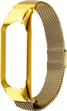 Eternico Elegance Milanese na Xiaomi Smart Band 5/6/7 gold