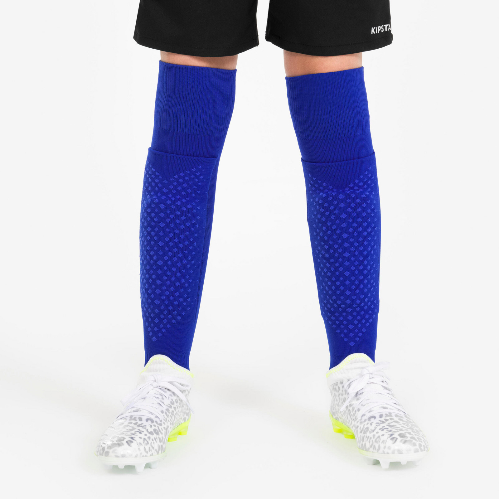 Detské futbalové štulpne Easy Pocket modré