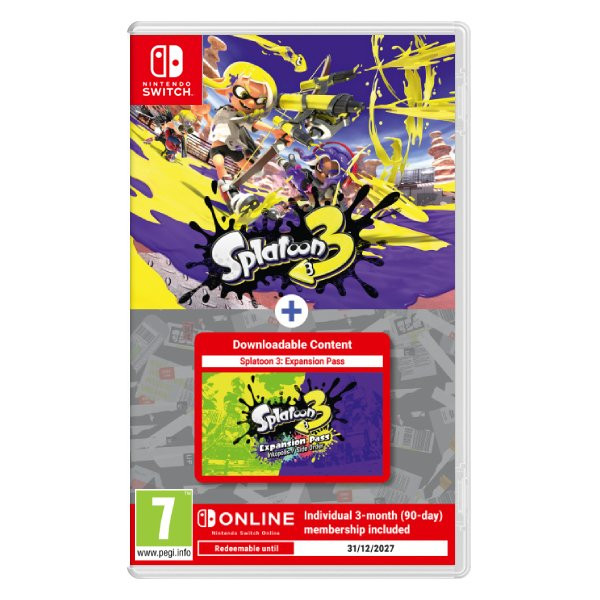 Splatoon 3 (+ Season Pass a Nintendo Switch Online na 3 mesiace) NSW