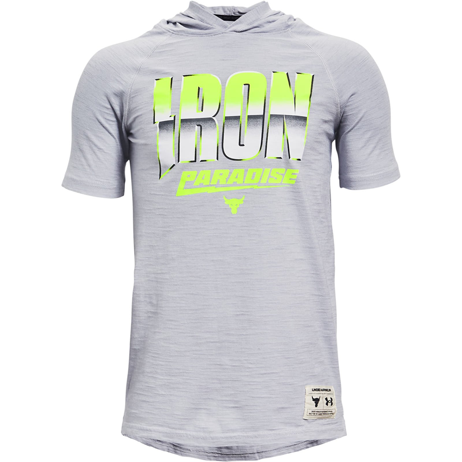 Tričko Under Armour Y Project Rock Cc SS Tee Hdy Gray M-Y