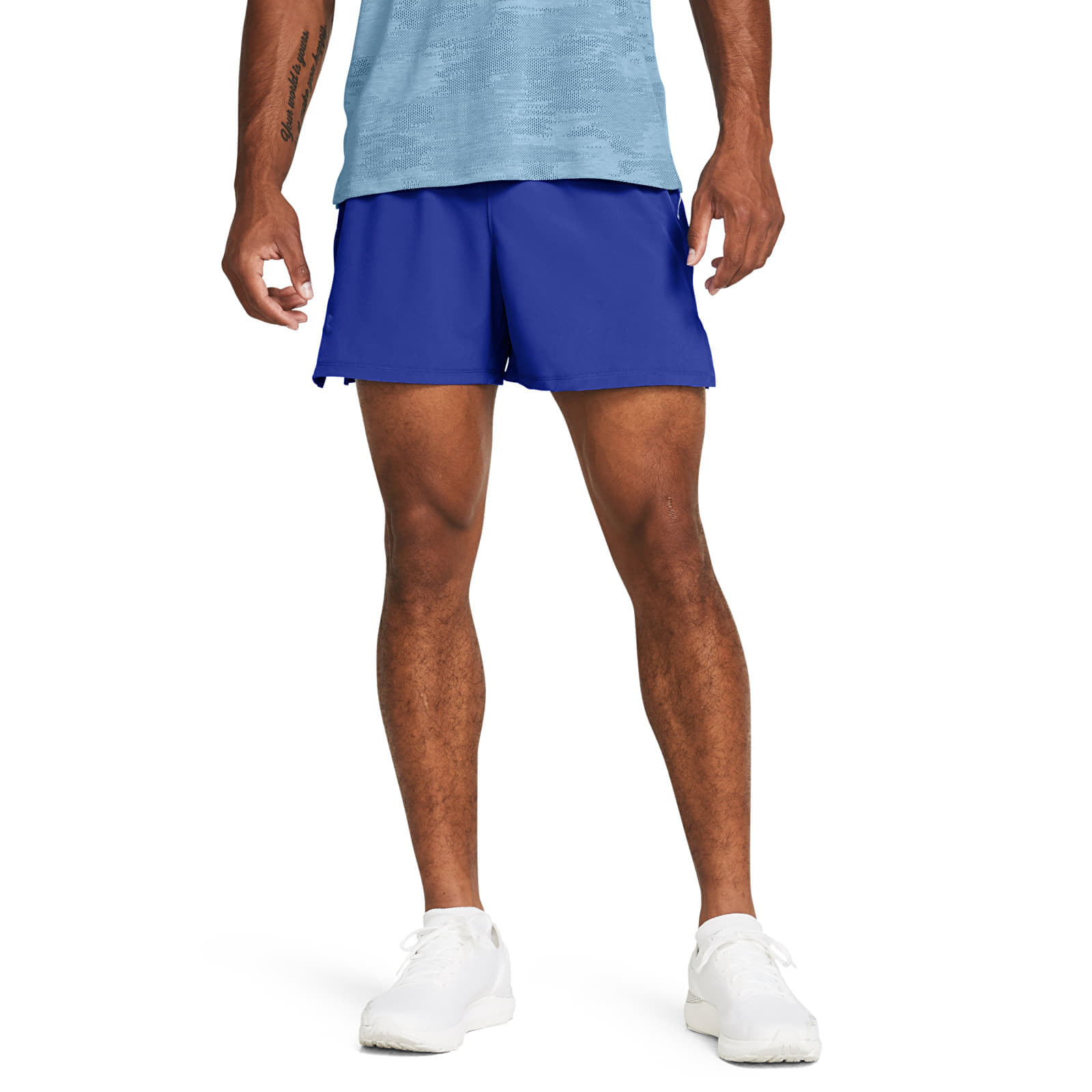 Under Armour LAUNCH ELITE 5'' SHORT Blue XXL