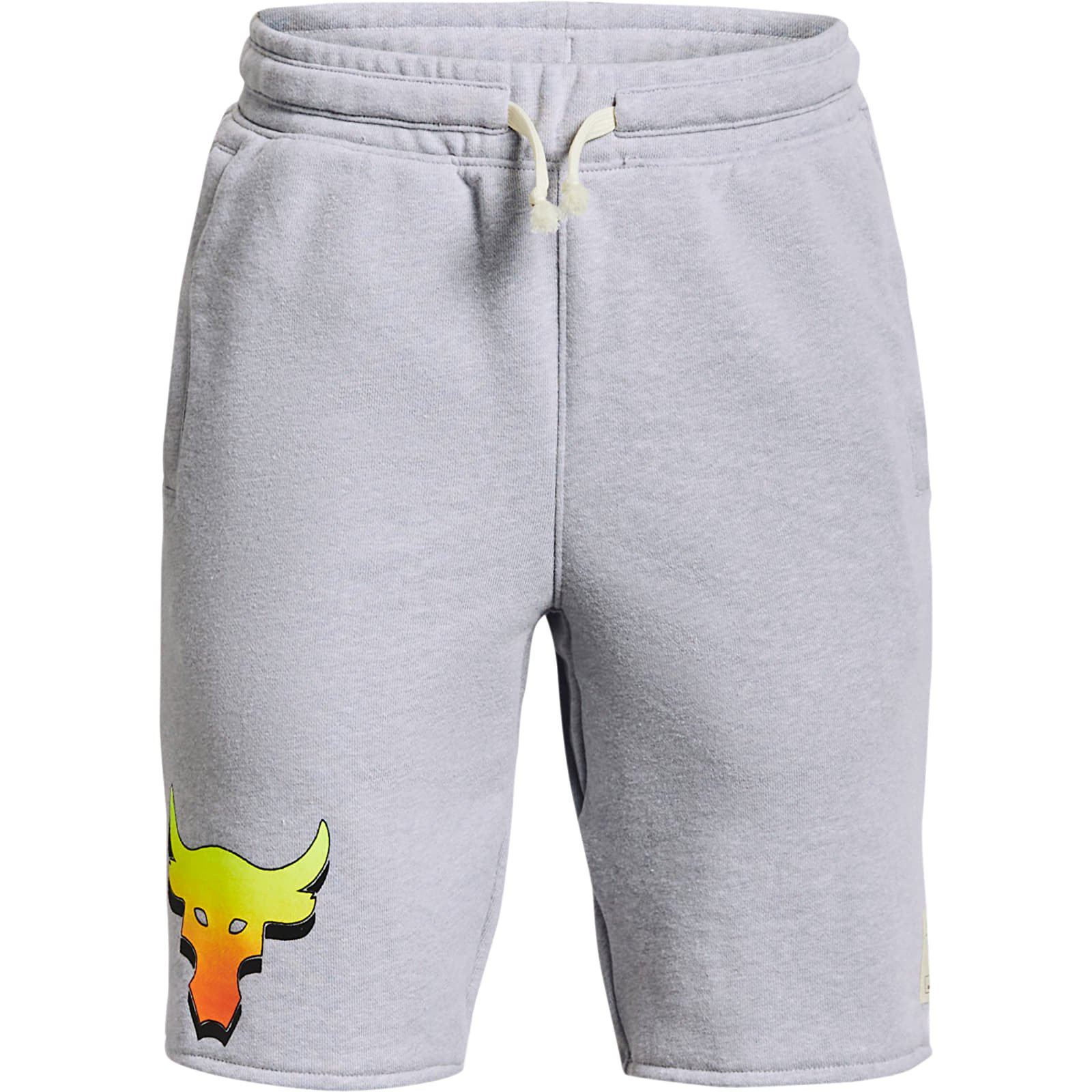 Šortky Under Armour Project Rock Y Terry Shorts Grey S-Y