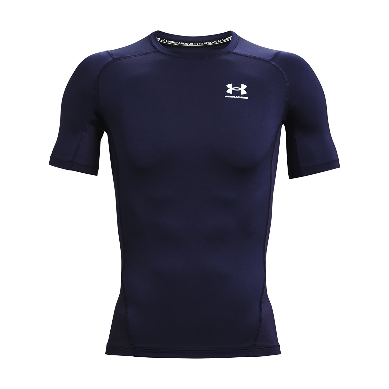 Tričko Under Armour Hg Armour Comp SS Midnight Navy/ White M