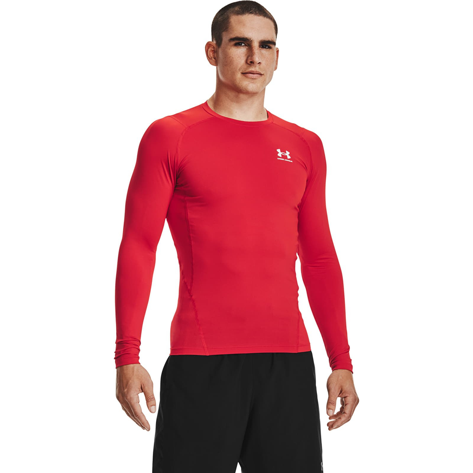 Tričko Under Armour Hg Armour Comp Ls Red XL