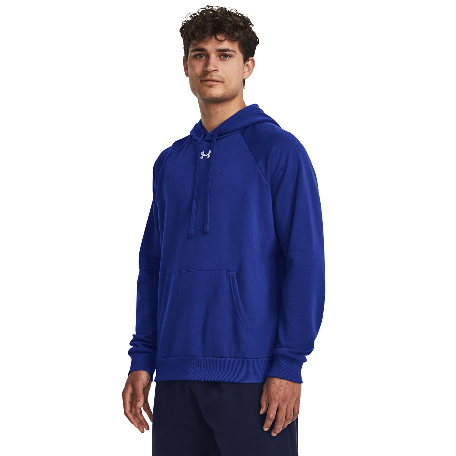 Mikina Under Armour Rival Fleece Hoodie Blue XL