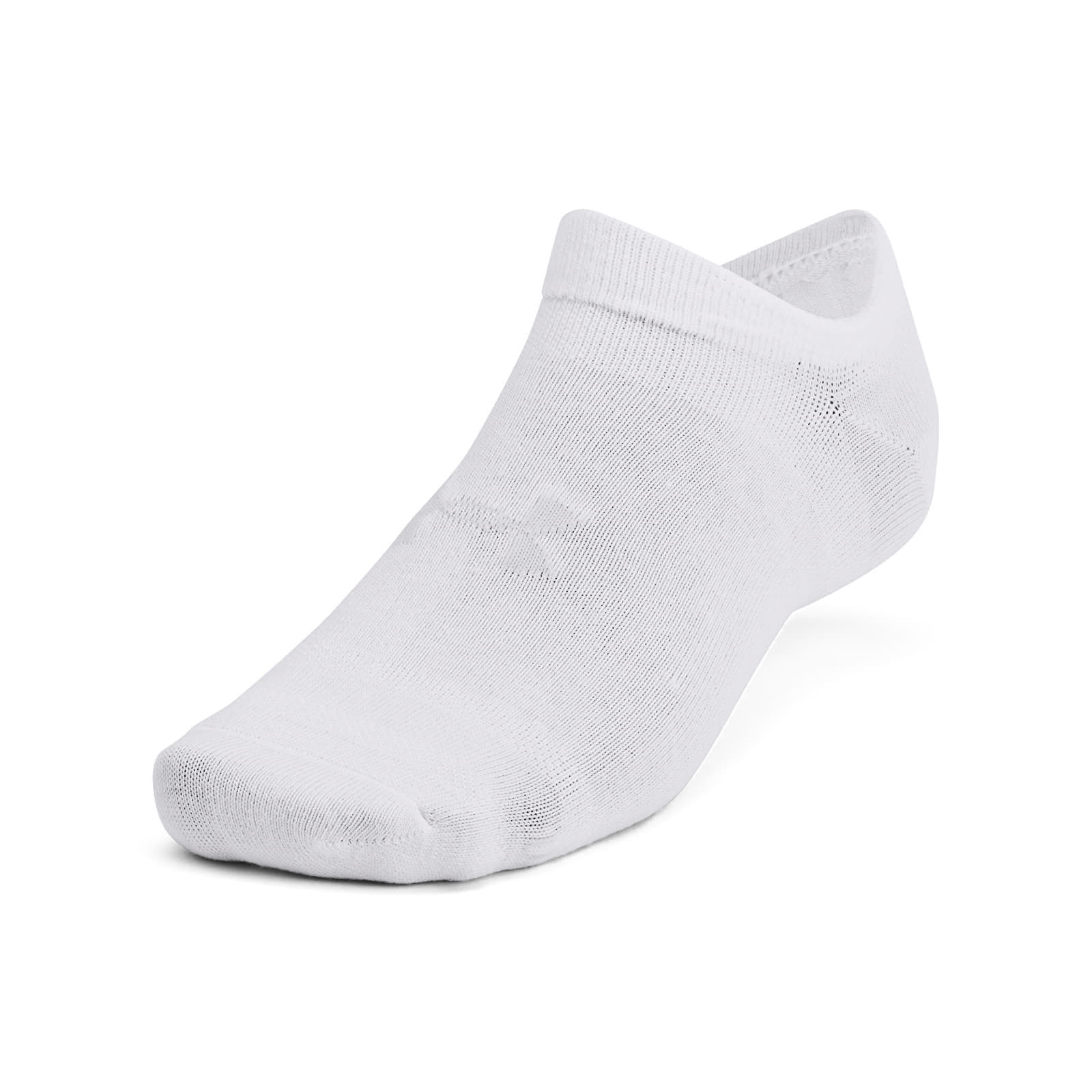 Under Armour Essential No Show 6pk White S