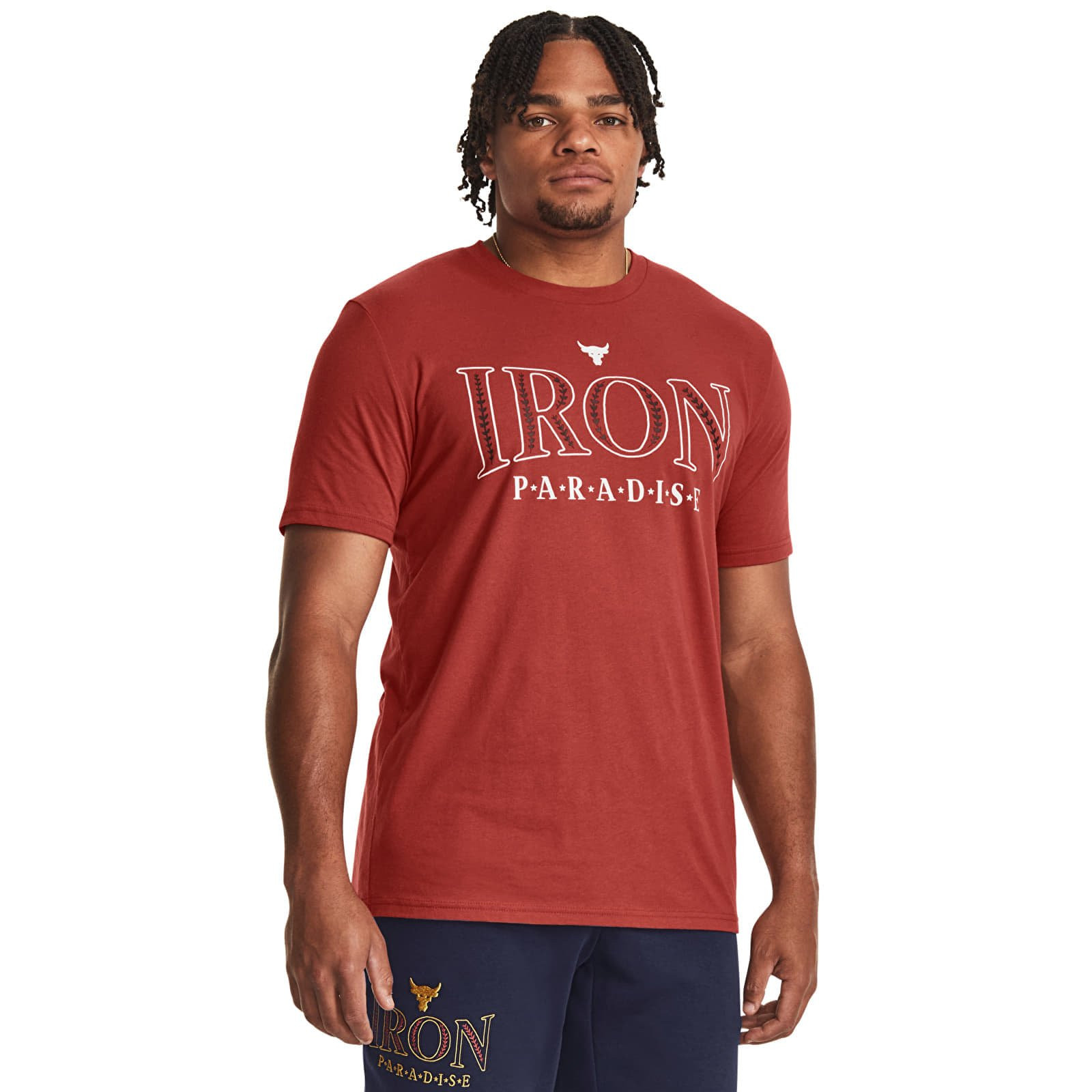 Tričko Under Armour PJT ROCK IRON SS Red L