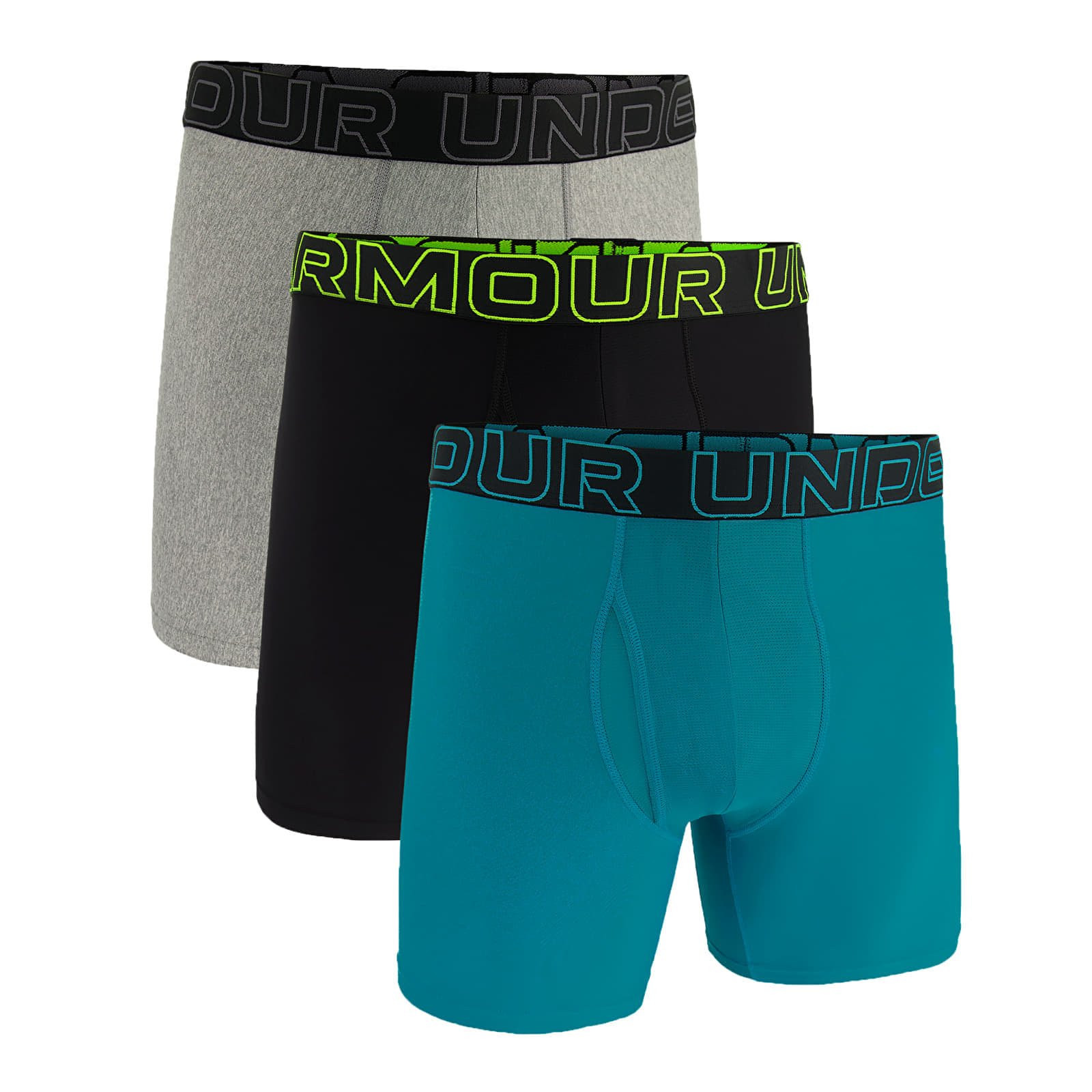 Under Armour M Perf Tech 6in 3-Pack Blue XXXL