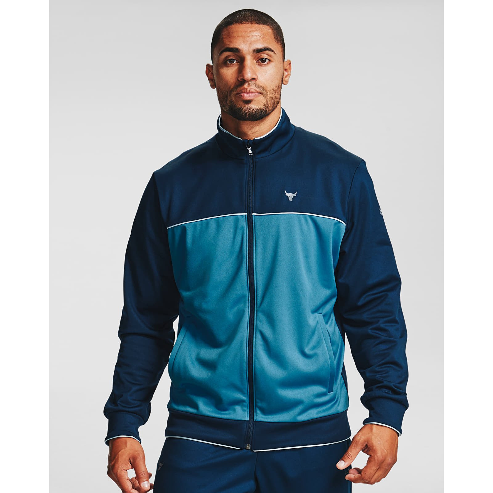 Bunda Under Armour Project Rock Knit Track Jacket Navy S