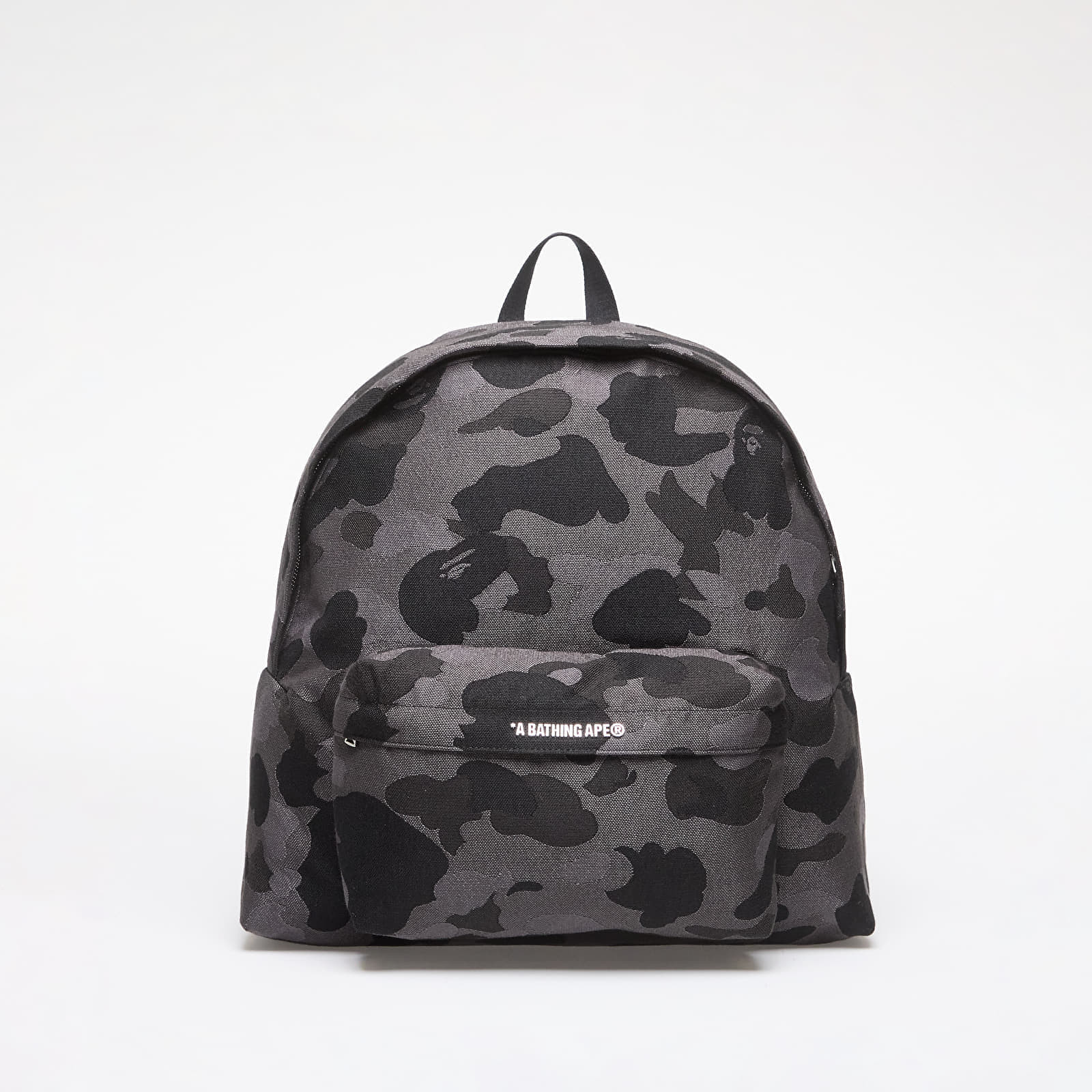 A BATHING APE Solid Camo Jacquard Daypack Black Universal