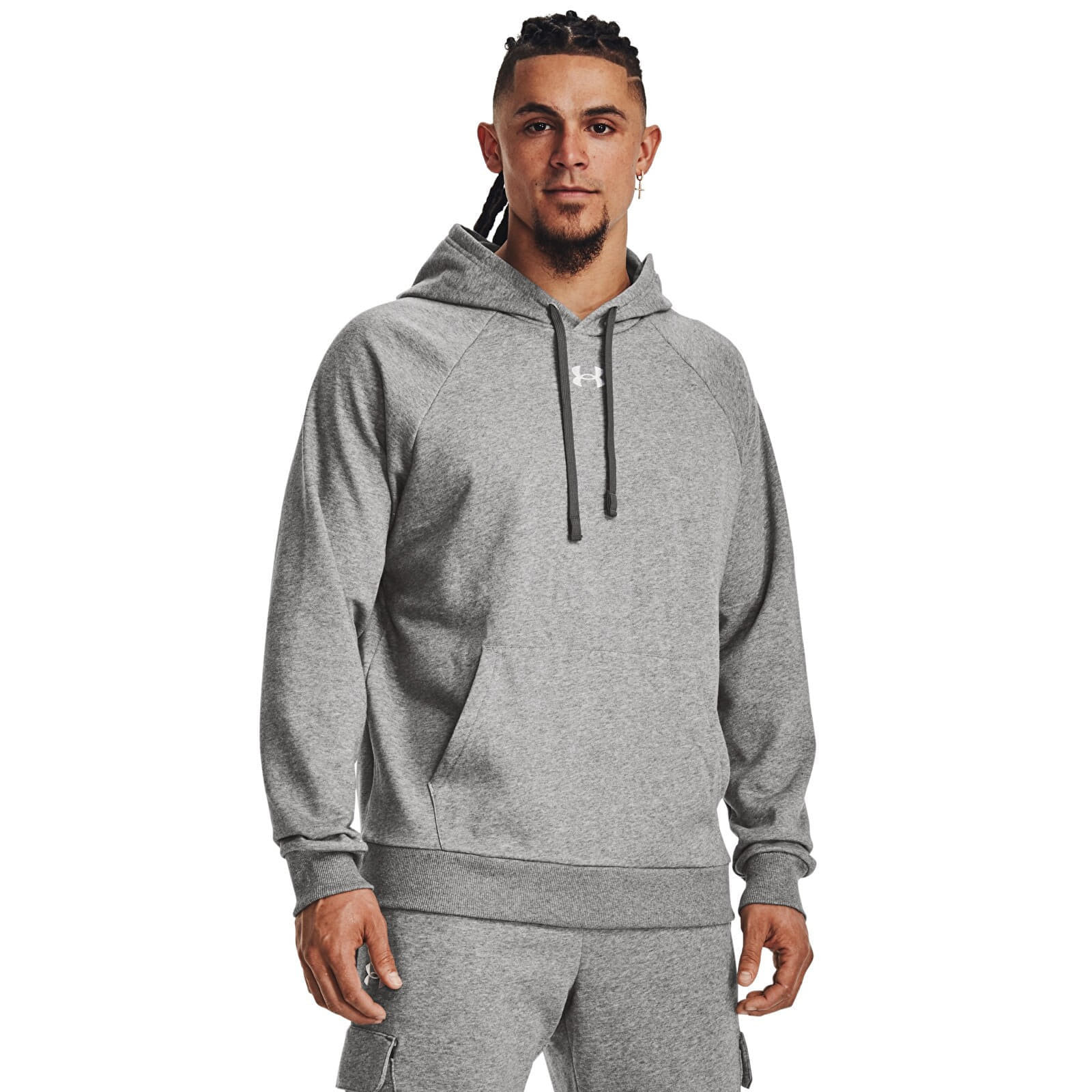 Mikina Under Armour Rival Fleece Hoodie Gray M
