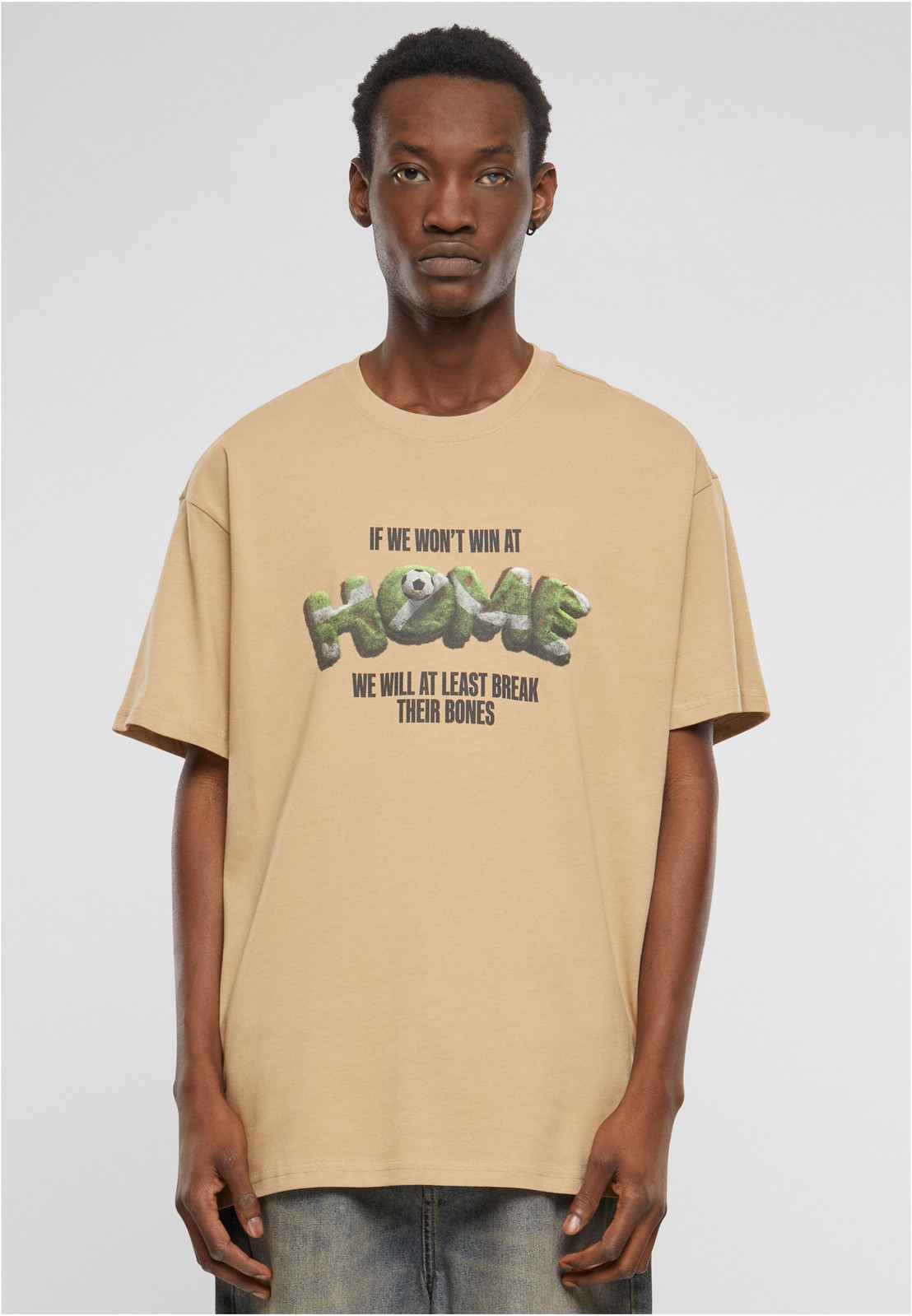 Men's T-shirt Home Heavy Oversize beige