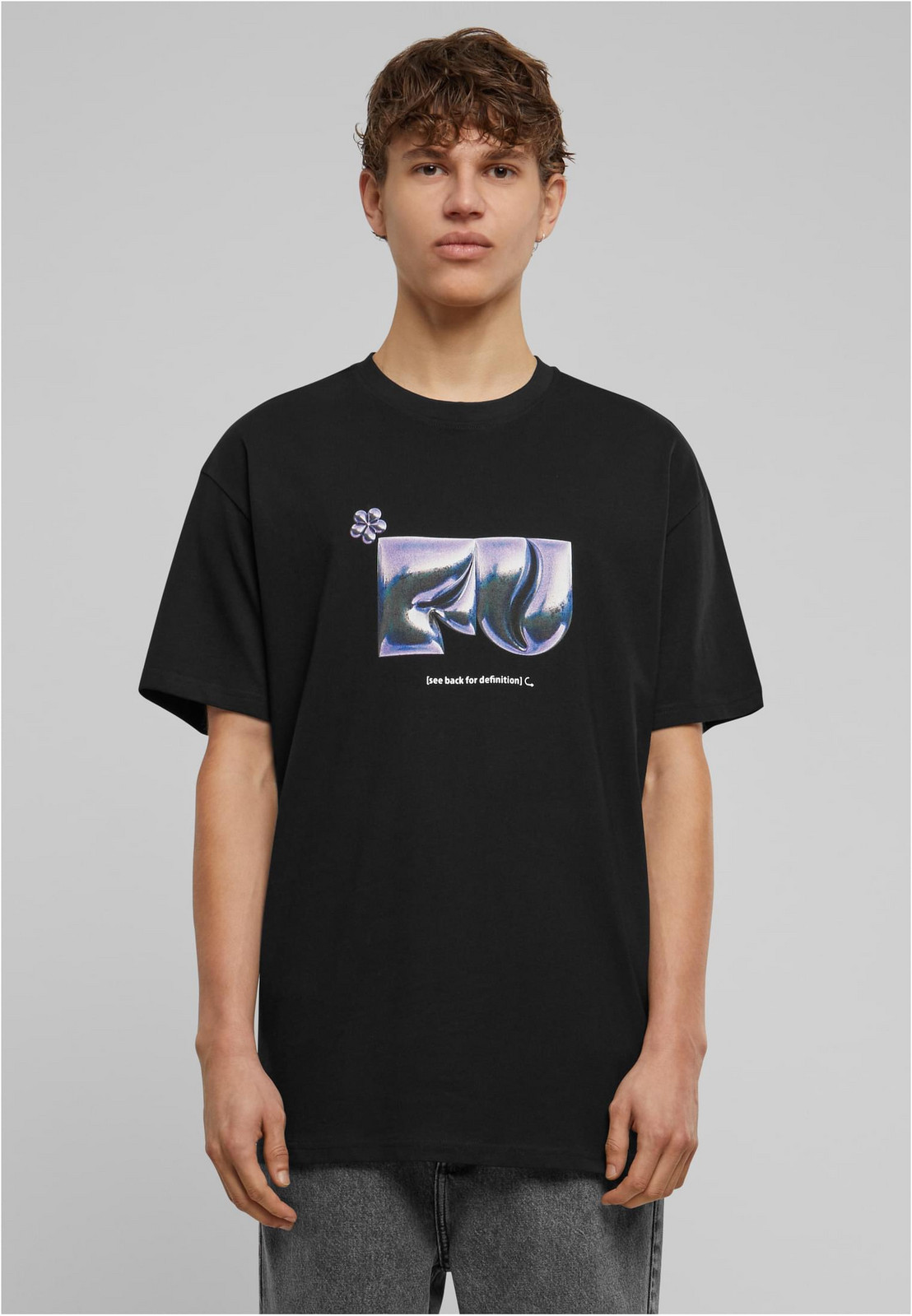 Men's T-shirt FU Heavy Oversize Tee black