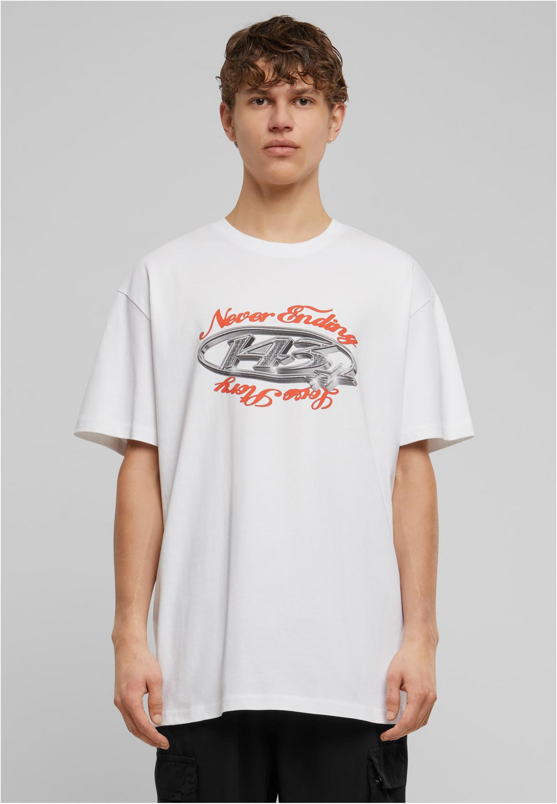 Men's T-shirt Never ending... whites