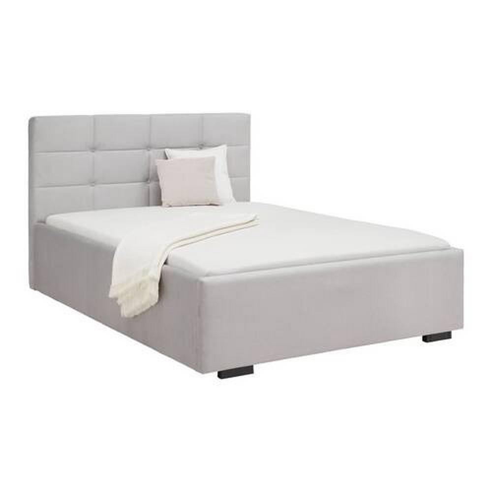 Čalúnená posteľ Nelo 140x200cm, Sivá