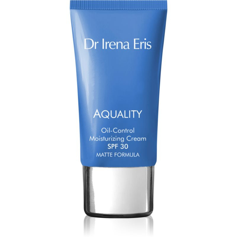 Dr Irena Eris Aquality Oil-Control Moisturizing Cream hĺbkovo hydratačný krém proti vráskam SPF 30 50 ml