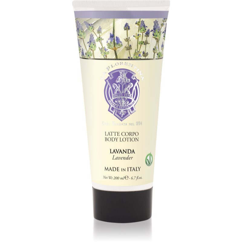 La Florentina Lavender Body Lotion hydratačné mlieko na telo a tvár s vôňou levandule 200 ml