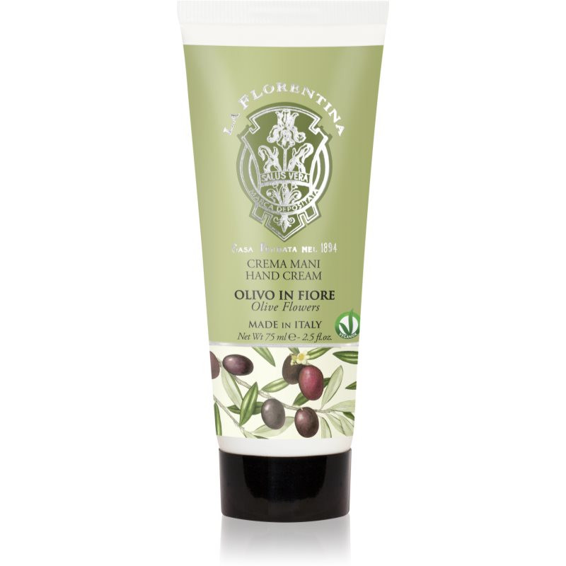La Florentina Olive Flowers Hand Cream prírodný krém na ruky s olivovým olejom 75 ml
