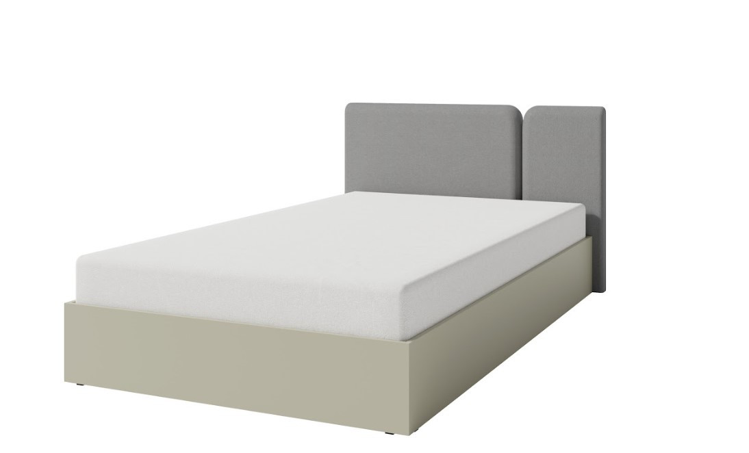Meblar  Posteľ LUCA LC14 | eukalyptus/dub baltic
