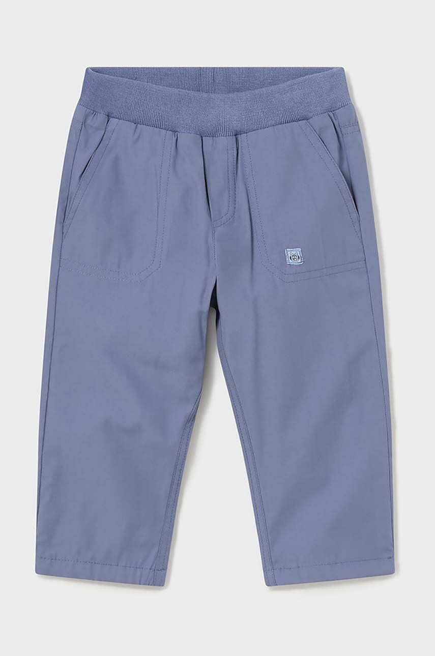 Detské nohavice Mayoral gładkie na podszewce šedá farba, jednofarebné, 2539