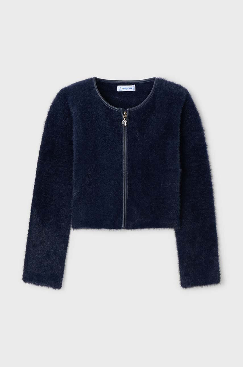 Detský sveter Mayoral tmavomodrá farba, tenký, 4363