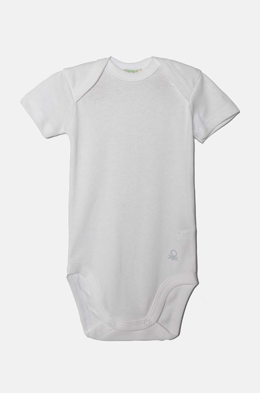 Bavlnené body pre bábätká United Colors of Benetton 3-pak 3GI70B079