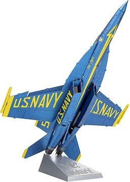 Metal Earth Luxusná oceľová stavebnica Blue Angels F/A 18 Super Hornet