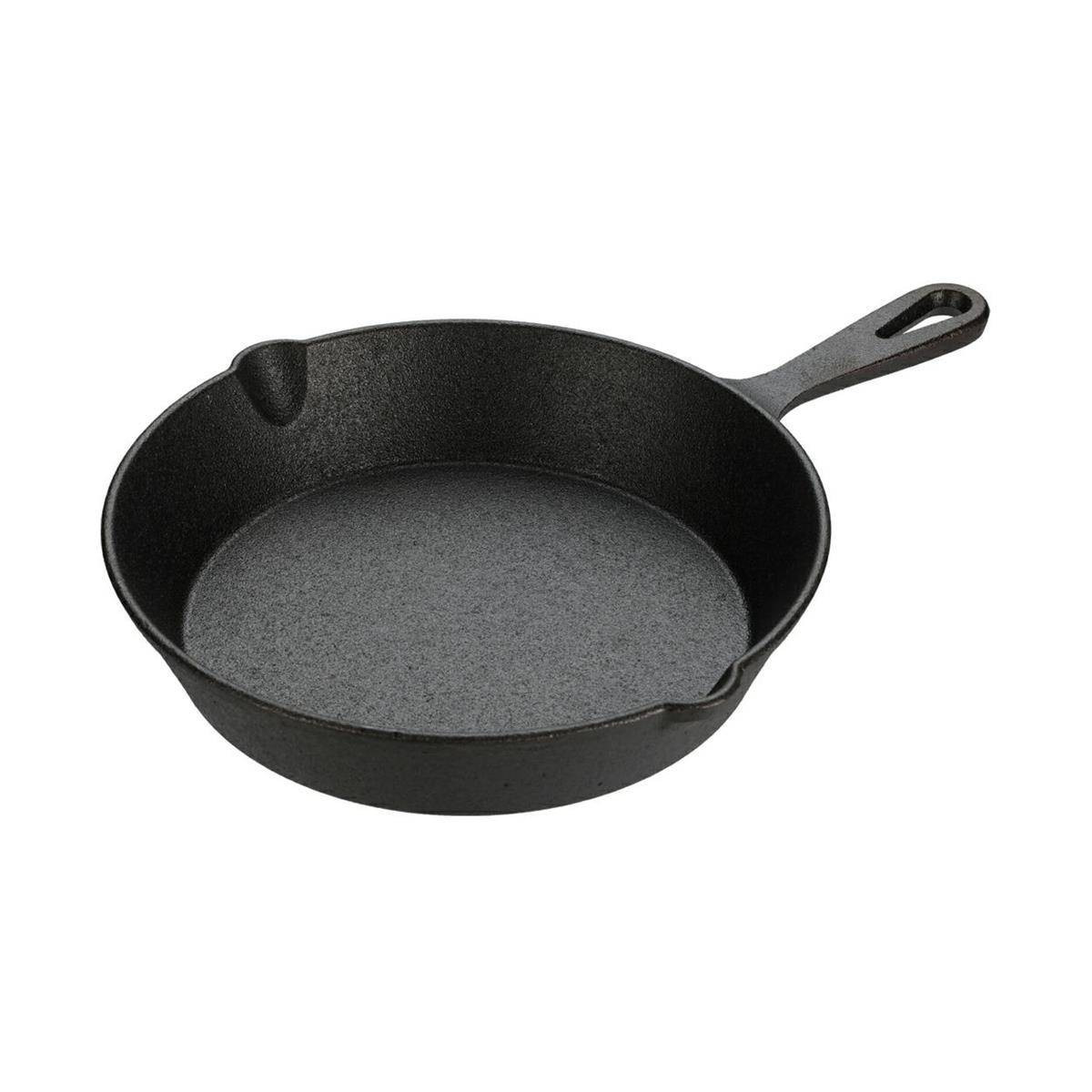Litinová grilovací pánev Grill 20 cm černá