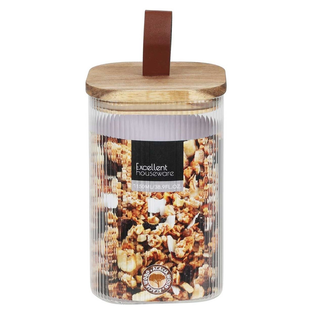 Skleněná dóza na potraviny All in One 1150 ml čirá