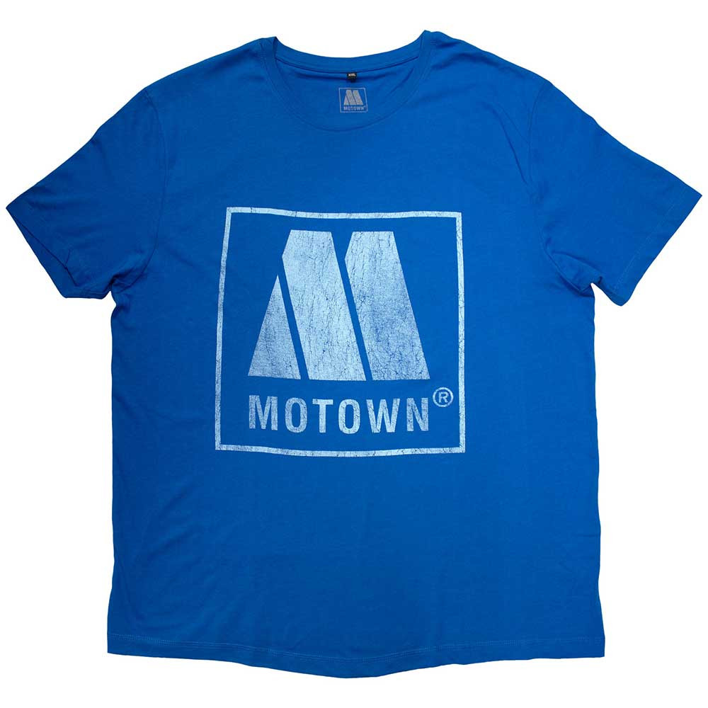 Motown tričko Vintage Logo Modrá XS