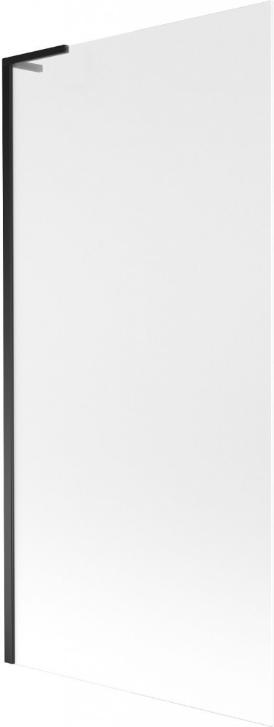 MEXEN/S - Next L vaňová zástena FIX 90 x 150 cm, dekor, čierna 895-090-000-03-30-70