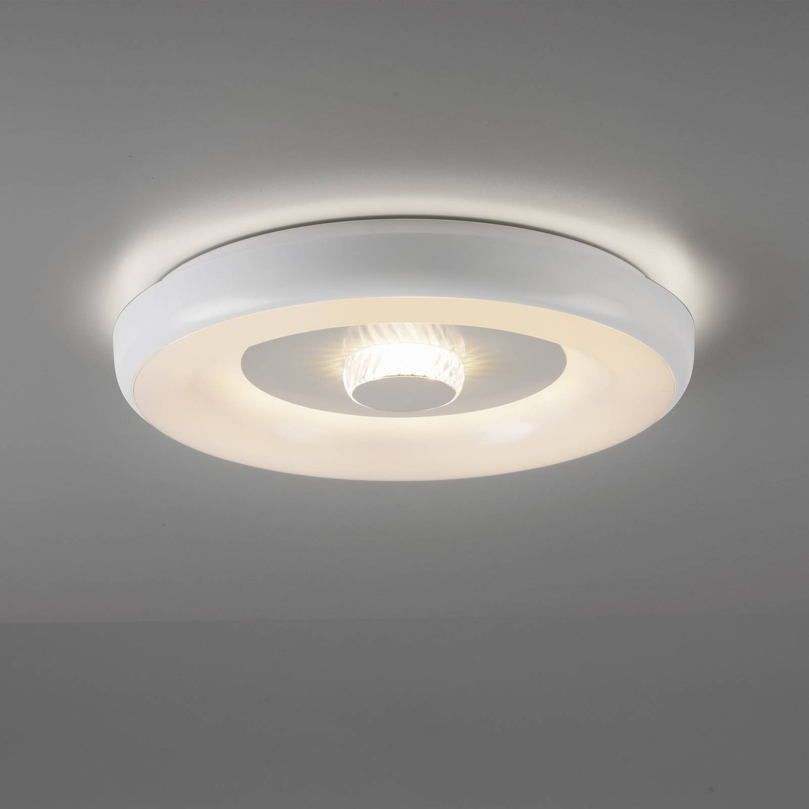 JUST LIGHT. LED stropné svietidlo LOLAsmart Vertigo, biele