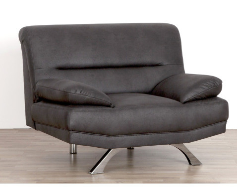 Kreslo Bruno, čierna látka%