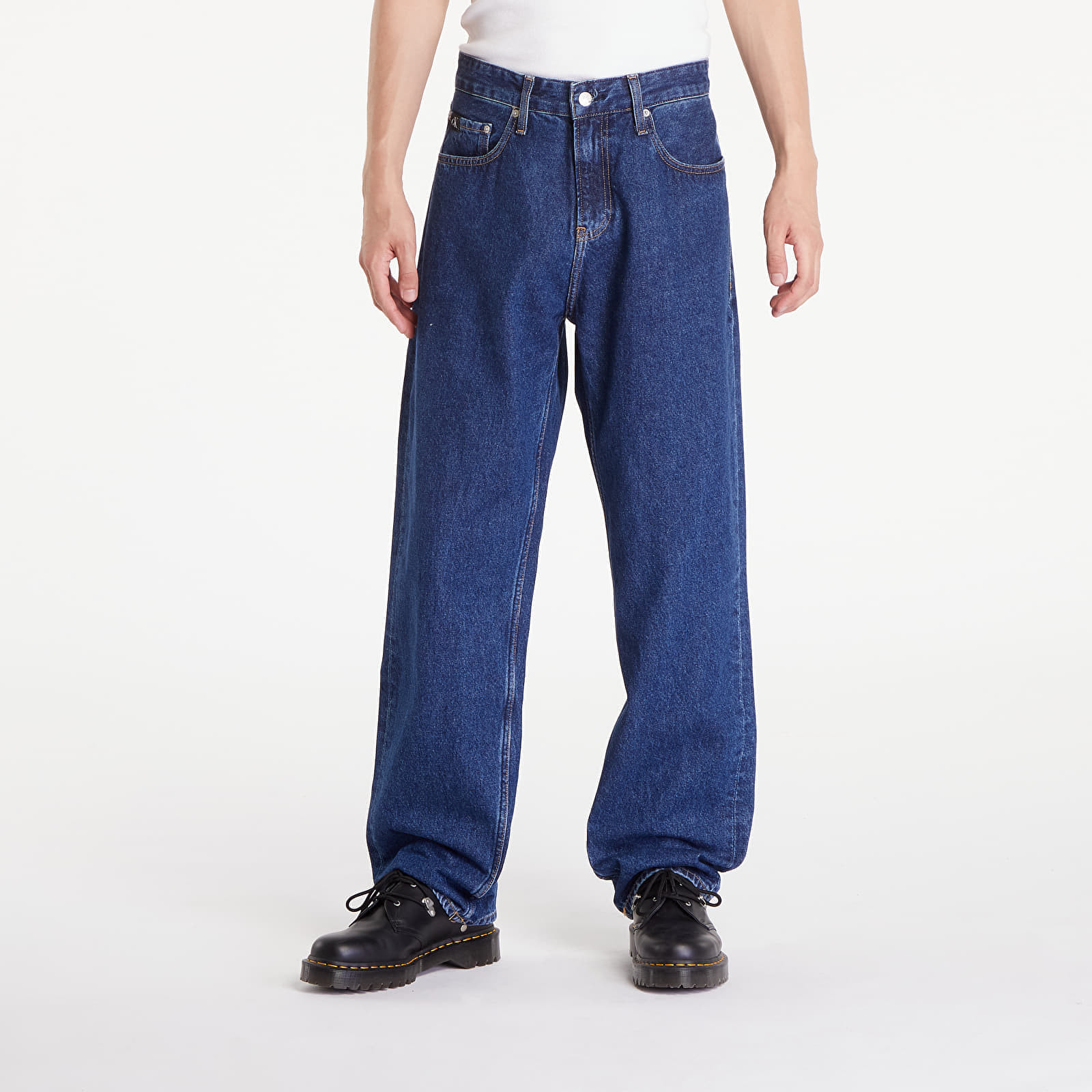 Džínsy Calvin Klein Jeans 90'S Straight Jeans Denim Dark 34