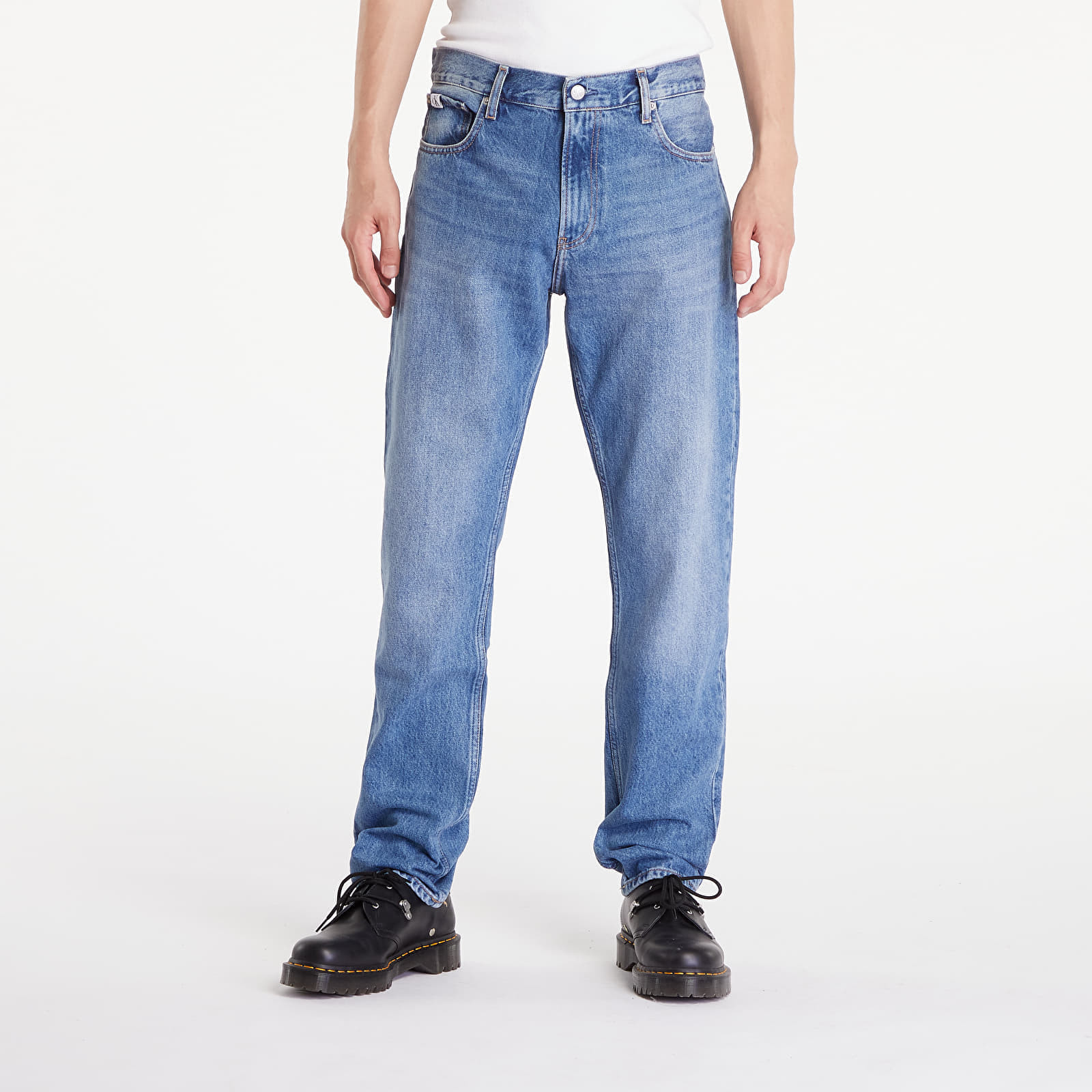 Džínsy Calvin Klein Jeans Authentic Straight Jeans Denim Medium W30/L32