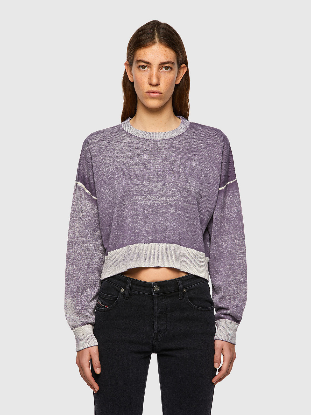 Diesel Sveter - MCALIFORNIA KNITWEAR sivý