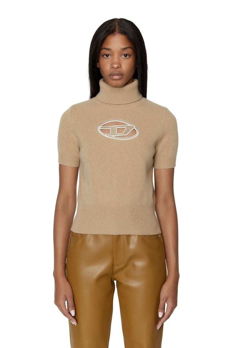 Diesel Sveter - M-ARGARET KNITWEAR béžový