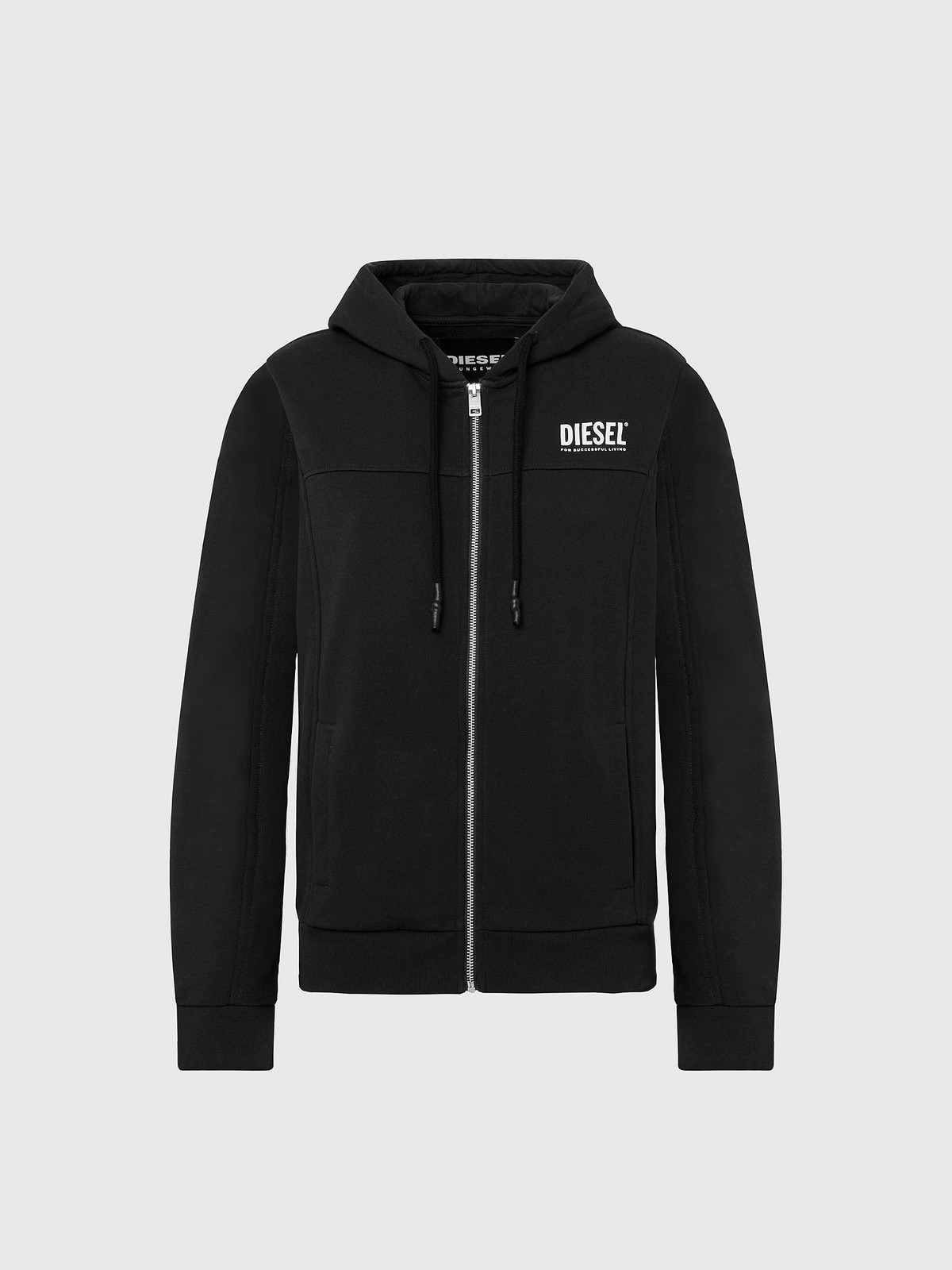 Diesel Mikina - UFLTVICTORIALHZ SWEATSHIRT čierna
