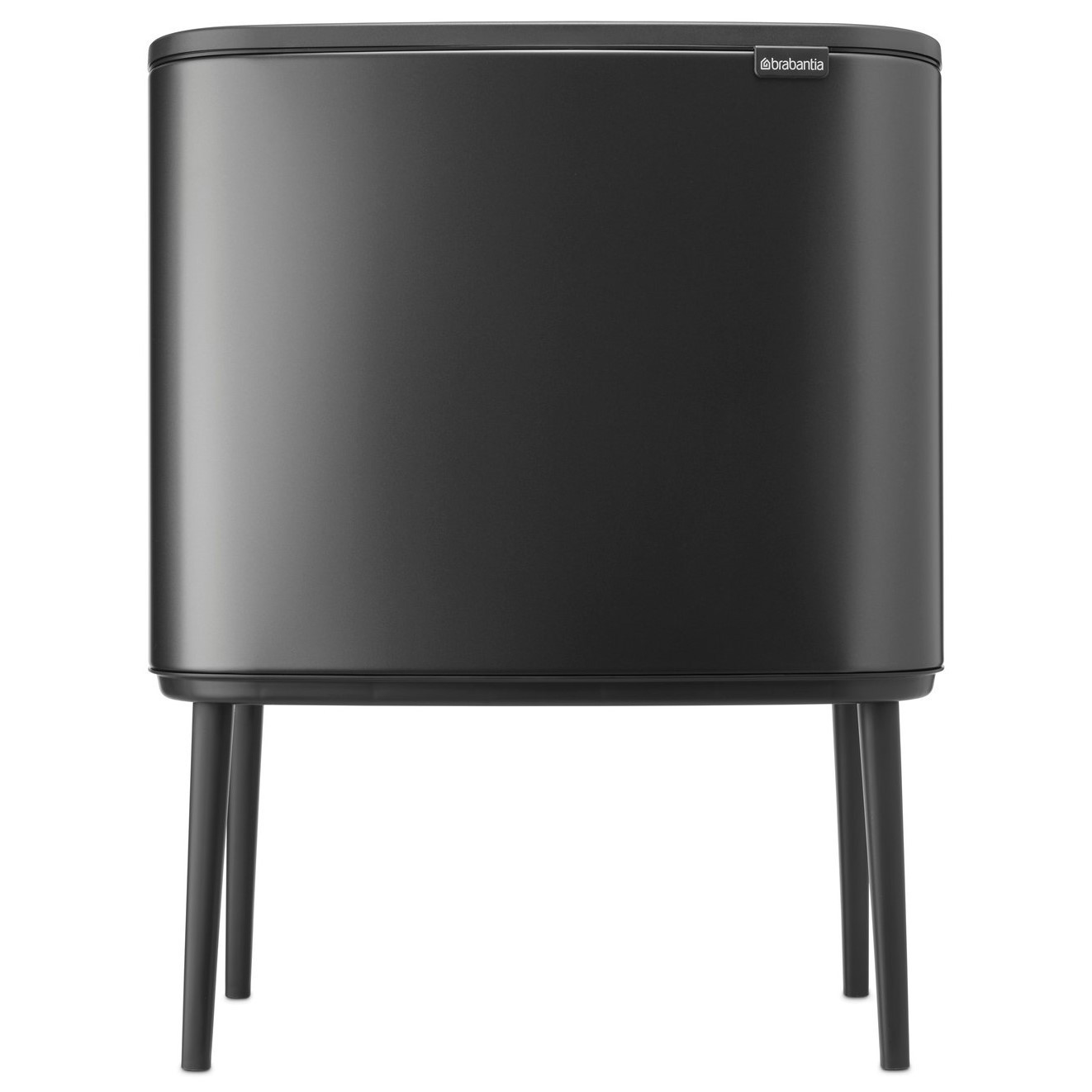 Dotykový odpadkový kôš BO TOUCH  BIN 3x 11 l, sebavedomá sivá farba, oceľ, Brabantia