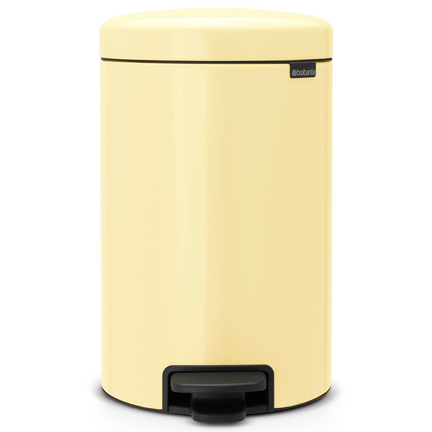 Pedálový odpadkový kôš NEWICON 12 l, žltý, oceľový, Brabantia