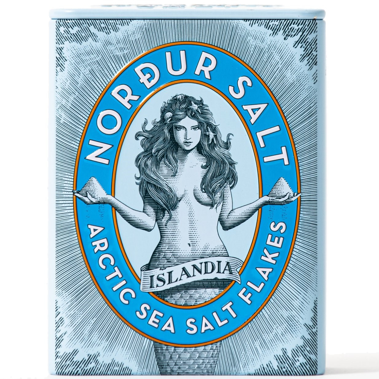 Arktická soľ 125 g, vločky, plechovka, Nordur Salt