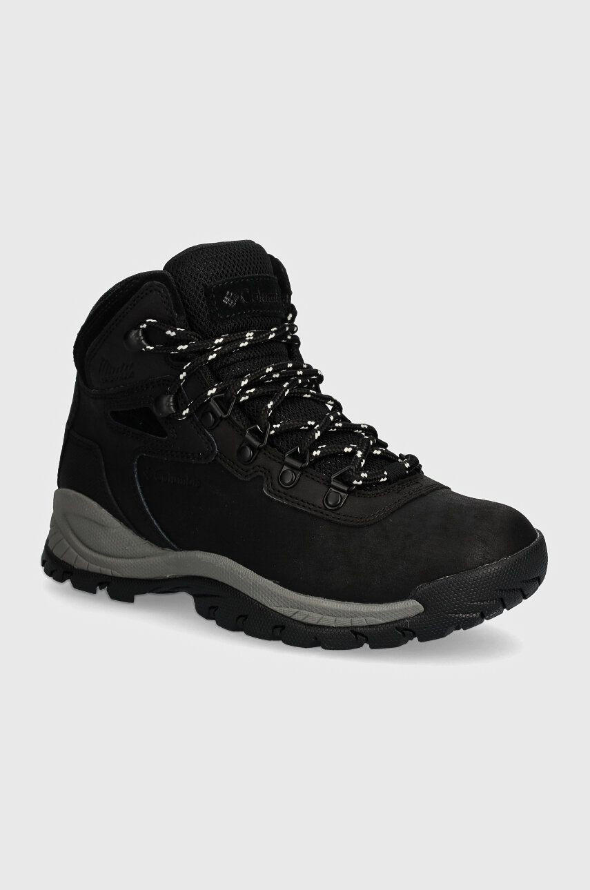 Topánky Columbia Newton Ridge Plus dámske, čierna farba, zateplené, 1424692