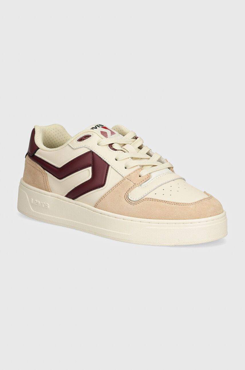 Tenisky Levi's GLIDE L béžová farba, 000FH-0004