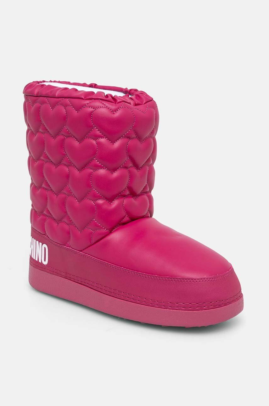 Snehule Love Moschino ružová farba, JA24082G1LISE626