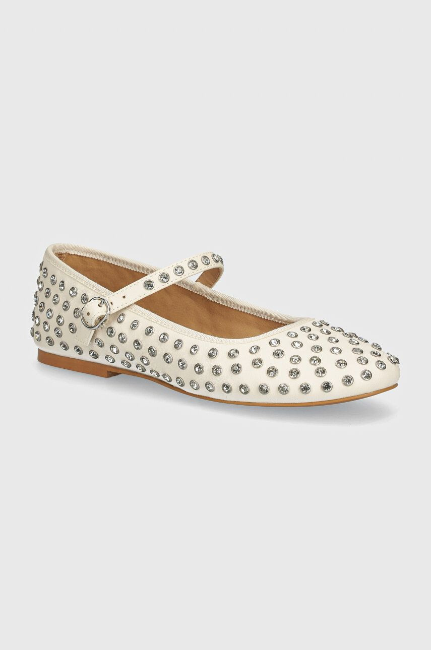 Baleríny Steve Madden Vinetta-R biela farba, SM11003147