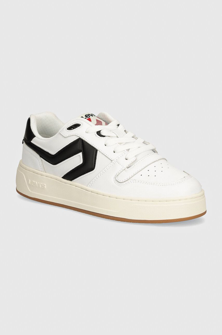 Tenisky Levi's GLIDE L biela farba, 000FH-0001